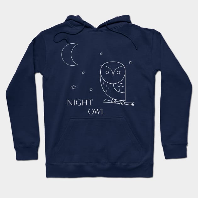 night owl Hoodie by Ticus7